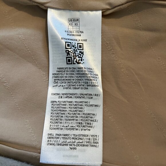 Marciano for Guess Camel Cream Wool Trench Coat XS – Chic Fall Winter Wrap Style - Picture 7 of 7